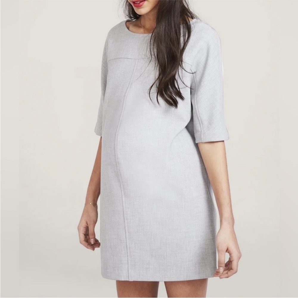 Hatch Light Gray Shift Dress
